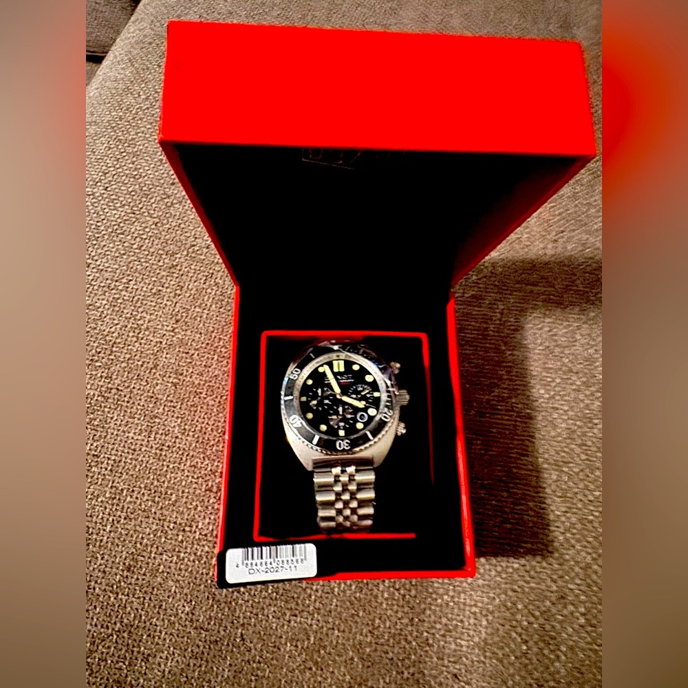 Brand new DUXOT Black Tortuga Chronograph Watch